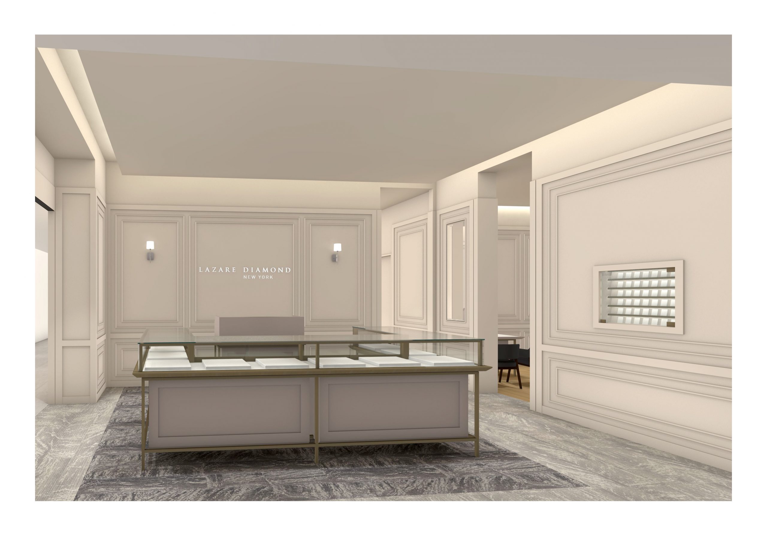 ラザール ダイヤモンド ブティック<br>クオーツ心斎橋店 （大阪府・心斎橋） 店舗写真.2