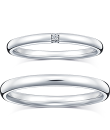 THREE SIDE スリーサイド(19PR3＆24PR) 264,000 円(税込) 結婚指輪